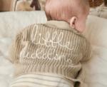Baby Christmas Little Pudding Knitted Outfit Set - Image 