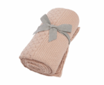 Baby Knitted Blanket in Pink - Image 