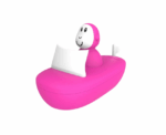 Baby Bath Toy Boat Set in Pink - Image 