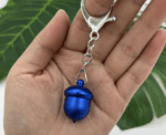 Metal Acorn Keychain Storage Pendant - Image 