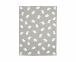 Baby Knitted Elephant Blanket in Grey - Image 