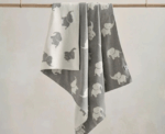 Baby Knitted Elephant Blanket in Grey - Image 