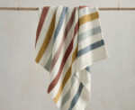 Baby Knitted Blanket Stripe - Image 