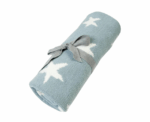Baby Chenille Star Blanket in Blue - Image 