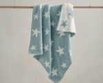 Baby Chenille Star Blanket in Blue - Image 