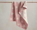Baby Chenille Star Blanket in Pink - Image 
