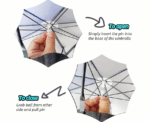 Elastic Umbrella Hat for Outdoors - Image 