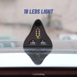 Shark Antenna LED Light with Remote - Image 