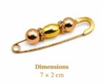 Safety Pin Brooch Jewelry - Image 