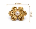Pearl Flower Waist Buckle - Image 