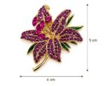 Lily Crystal Brooch - Image 