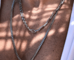 Thick Bulky Layering Chain Necklace - Image 