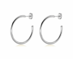 Small Minimalist Hoops Earrings - Image 