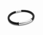 Leather Link Bracelet Modern - Image 