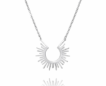 Sun Ray Pendant Necklace - Image 