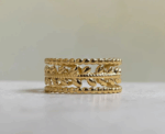 Roman Goddess Leaf Adjustable Ring - Image 