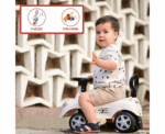 Toddler Sport Ride Car In White - Image 