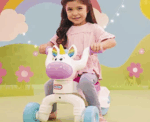 Toddler Rainbow Ride On Toy - Image 