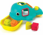 Baby Whale Bath Toy Infantino - Image 