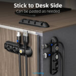 Cable Organizer Adhesive Clips - Image 