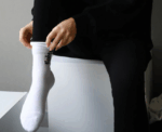 Fighter Socks in White - Image 