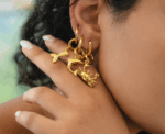 Pure Orbit Small Huggie Earrings - Image 