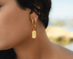 Pure Orbit Large Huggie Earrings - Image 