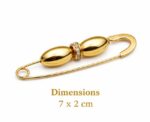 Safety Pin Brooch Jewelry - Image 