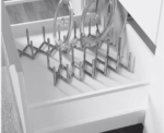 IKEA Stainless Steel Pot lid Organizer - Image 