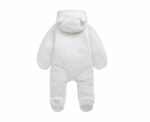 Baby Cream Borg Pramsuit - Image 