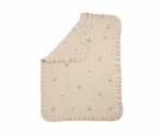 Baby Berry Frill Cotton Blanket - Image 