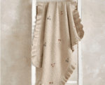 Baby Berry Frill Cotton Blanket - Image 