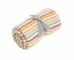 Baby Multi Color Stripe Cotton Blanket - Image 