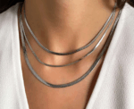 Snake Chain Necklace Women - Image 