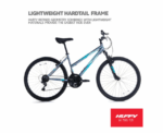 HUFFY STONE MOUNTAIN BIKE IN GREY - Image 