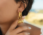 Thick Huggie Earrings Women - Image 