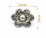 Pearl Flower Waist Buckle - Image 