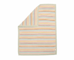 Baby Multi Color Stripe Cotton Blanket - Image 