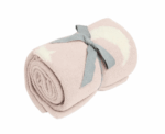 Baby Moon Star Blanket in Pink - Image 