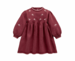 Baby Floral Embroidered Dress - Image 