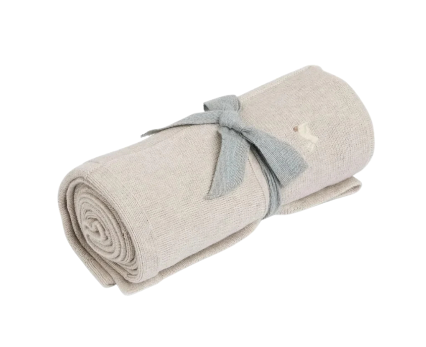 48 Baby Bunny Cotton Blanket in Grey - Image 1