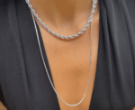 Rounded Basic Snake Necklace - Image 