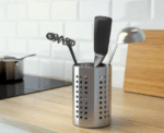 IKEA Stainless Steel Kitchen Utensil Rack - Image 