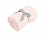 Baby Stripe Chenille Blanket in Pink - Image 