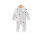 Baby Boys Planets Velour Pyjamas - Image 