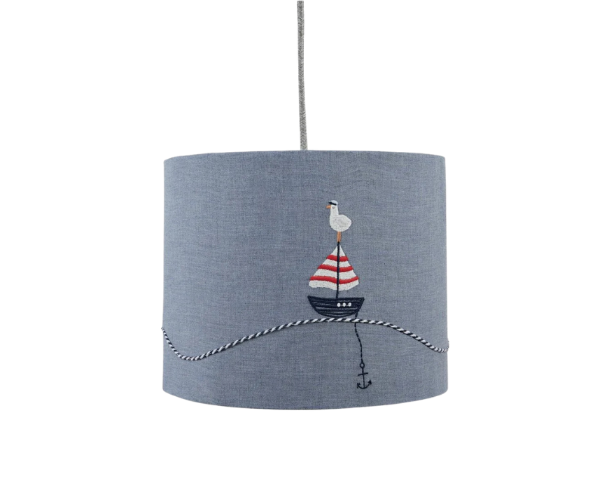 54 Baby Nursery Lampshade Nautical - Image 1