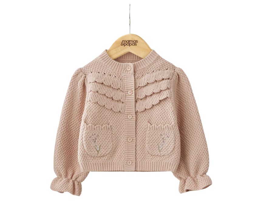 61 Baby Embroidered Cardigan - Image 1