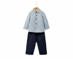 Baby Boys Check Shirt Set - Image 