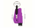 Portable Window Breaker Keyring Tool - Image 