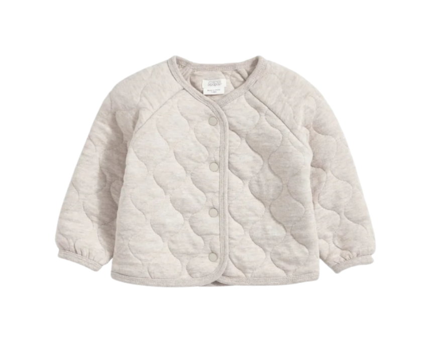 66 Baby Oversized Jersey Quilted Jacket - Image 1